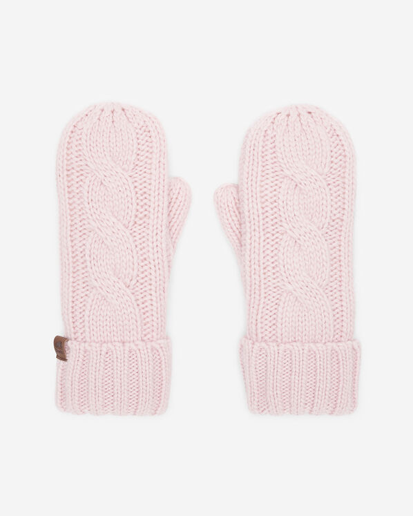 Womens Olivia Cable Mitten - Ballet Slipper