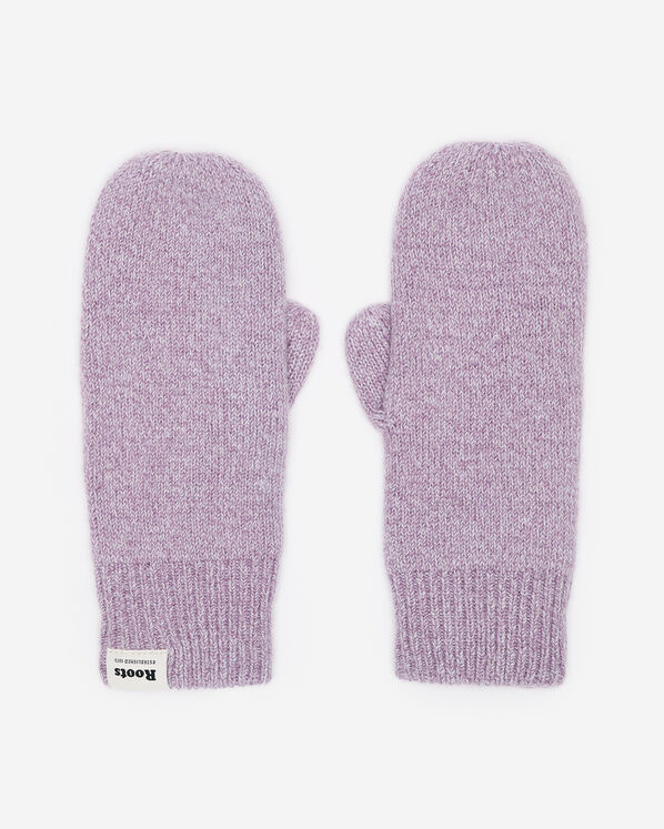 Adult Cozy Knit Mitten - Violet Tulip