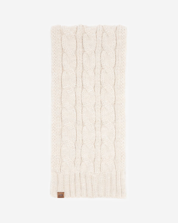 Olivia Cable Scarf - Oatmeal Mix