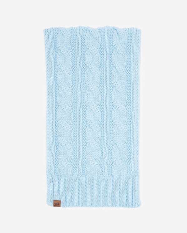 Olivia Cable Scarf - Clear Sky Blue