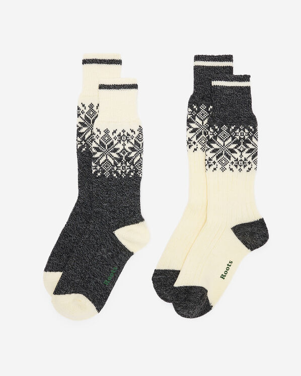 Adult Roots Elsa Cabin Sock 2 Pack