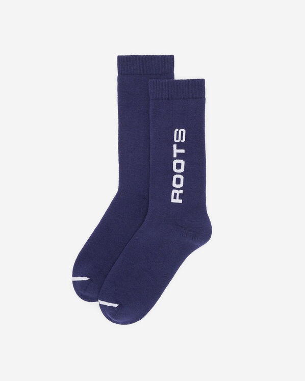 Adult Alpine Goods Crew Sock - Beacon Blue Adult Alpine Goods Crew Sock - Beacon Blue