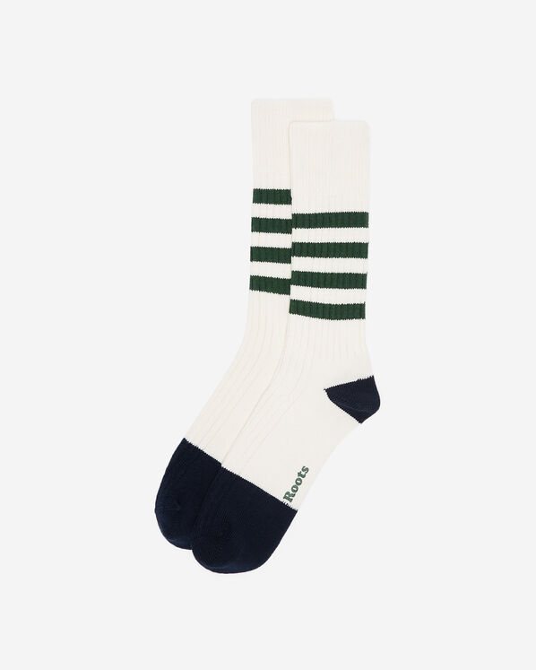 Adult Cabin Stripes Sock - Varsity Green Adult Cabin Stripes Sock - Varsity Green
