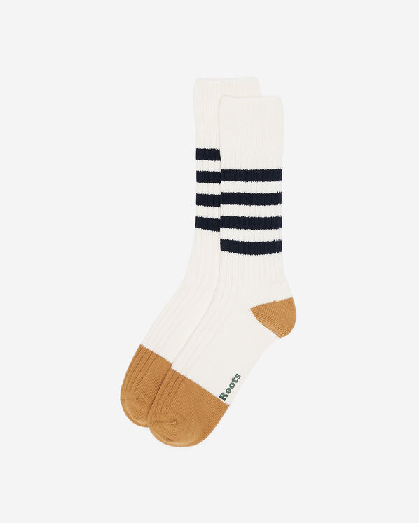 Adult Cabin Stripes Sock - Navy Blazer Adult Cabin Stripes Sock - Navy Blazer