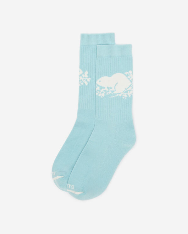 Adult Cooper Beaver Sock - Sea Glass