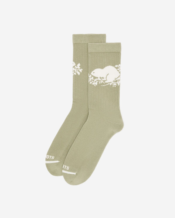Adult Cooper Beaver Sock - Shadow Green