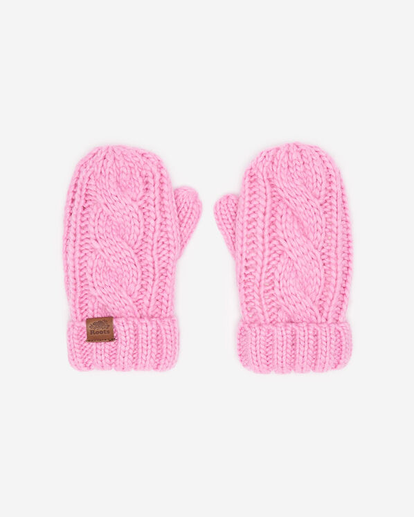 Baby & Toddler Olivia Cable Mitten - Begonia Pink Baby & Toddler Olivia Cable Mitten - Begonia Pink
