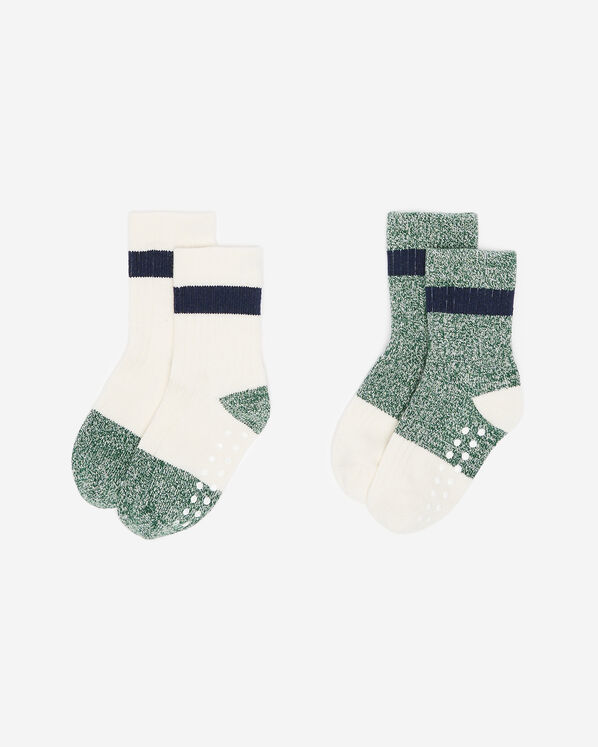 Baby & Toddler Cabin Lifestyle Sock 2 Pack - Evergreen Mix