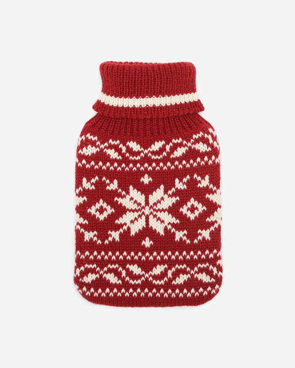 Cabin World Hot Water Bottle - Cabin Red