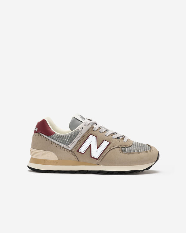 Chaussures New Balance 574 - Galet/Bordeaux Chaussures New Balance 574 - Galet/Bordeaux