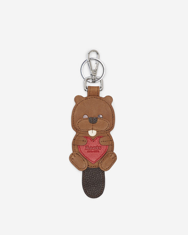 Beaver Charm Keychain