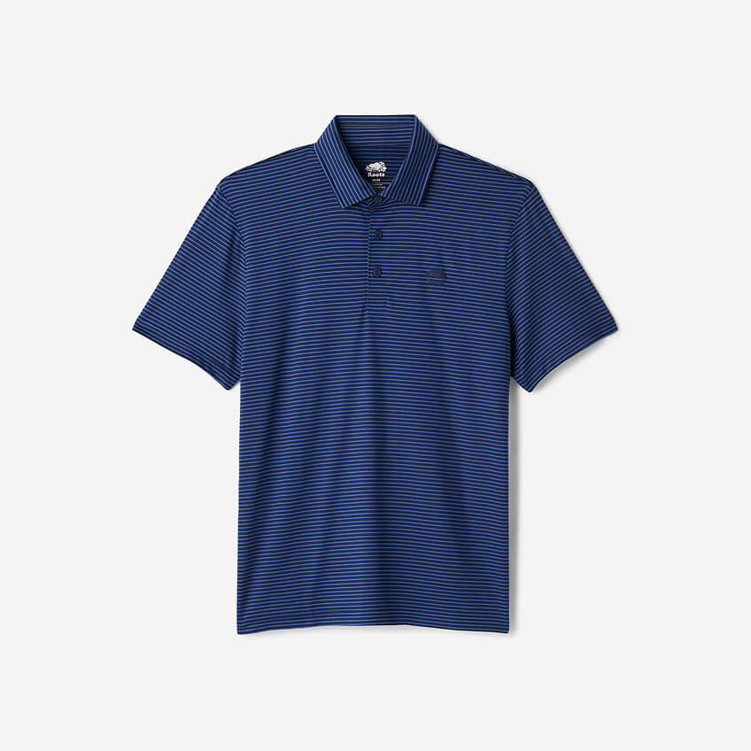 Polo à rayures en tricot Renew