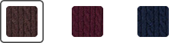 Bowen Cable Full Zip Hoodie colour swatches