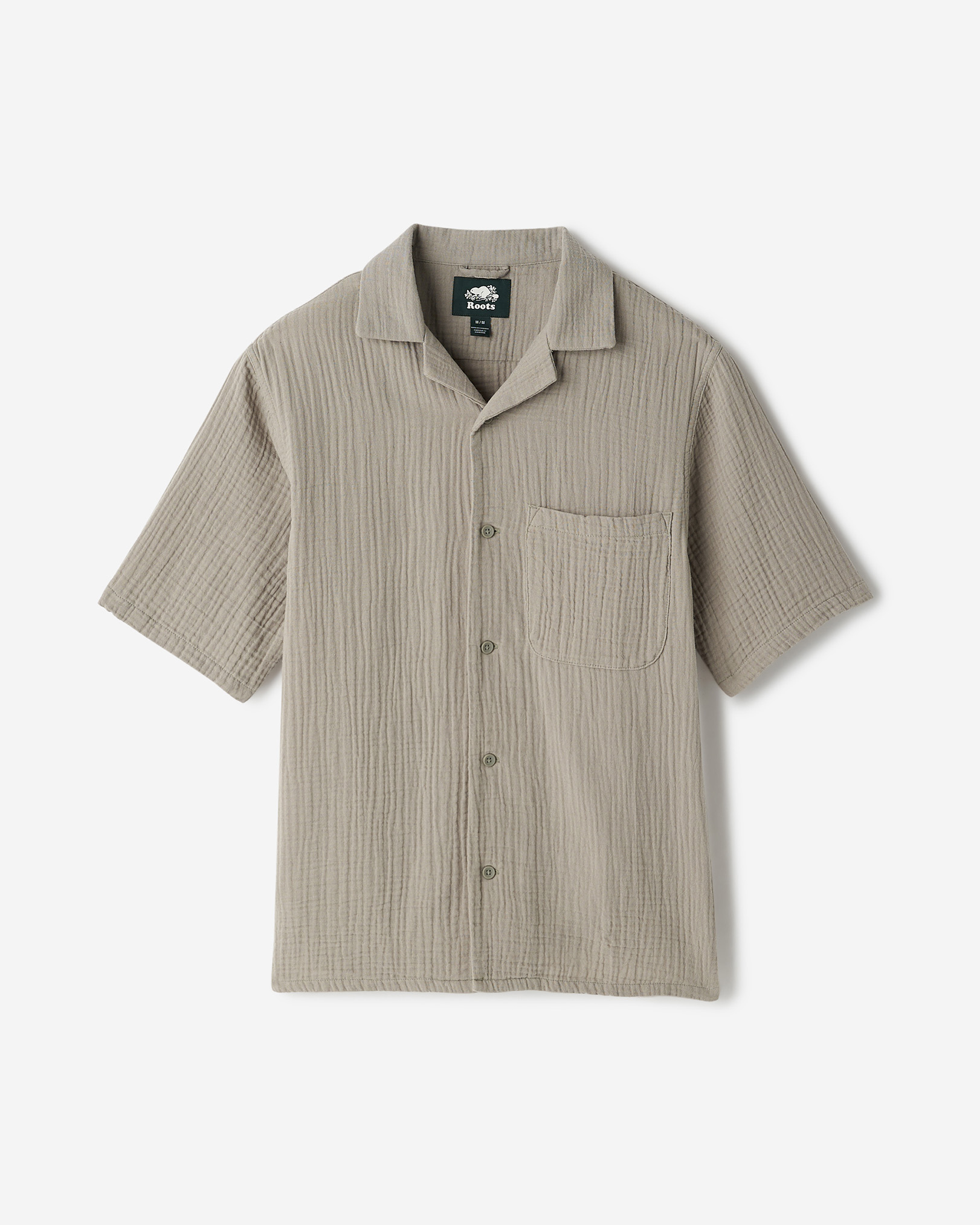 Chemise Camp Isla en vert ombre