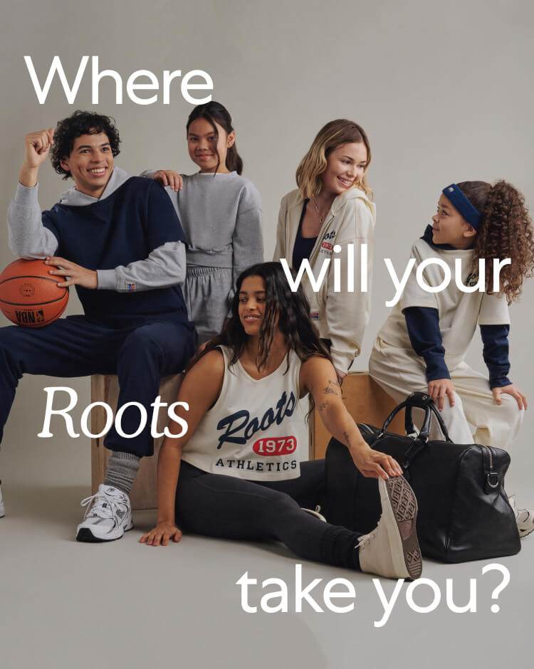 Roots Casual Clothing for Men, Women, and Kids