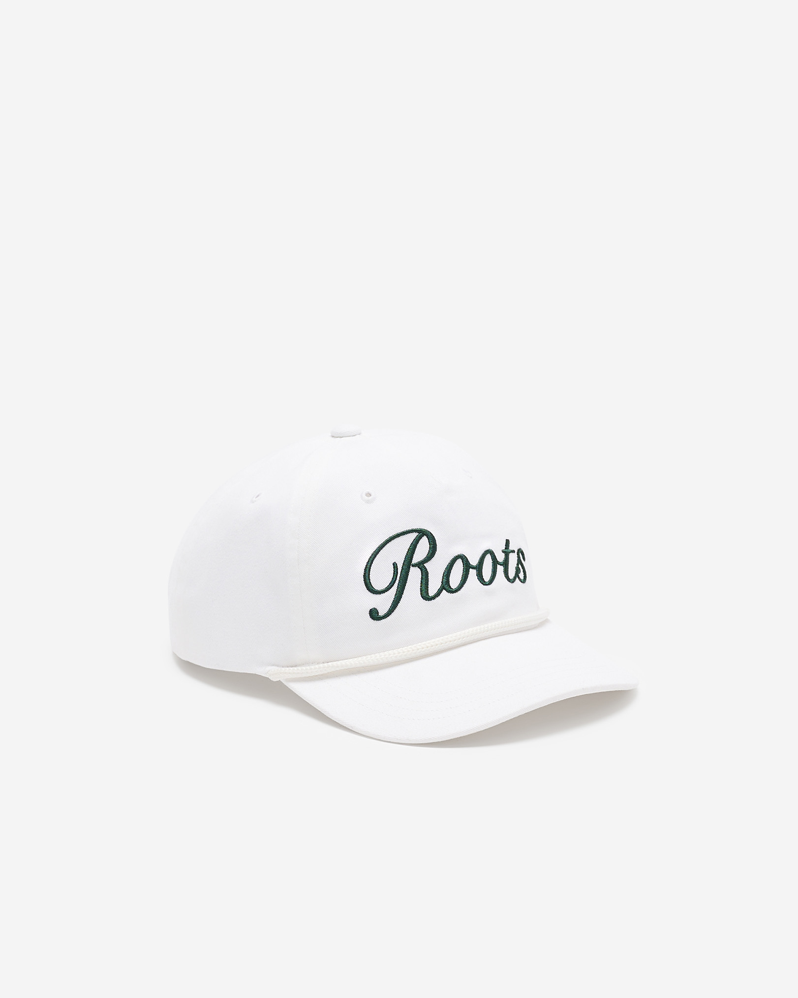 Roots Nigel Vintage Rope Cap Hat in White