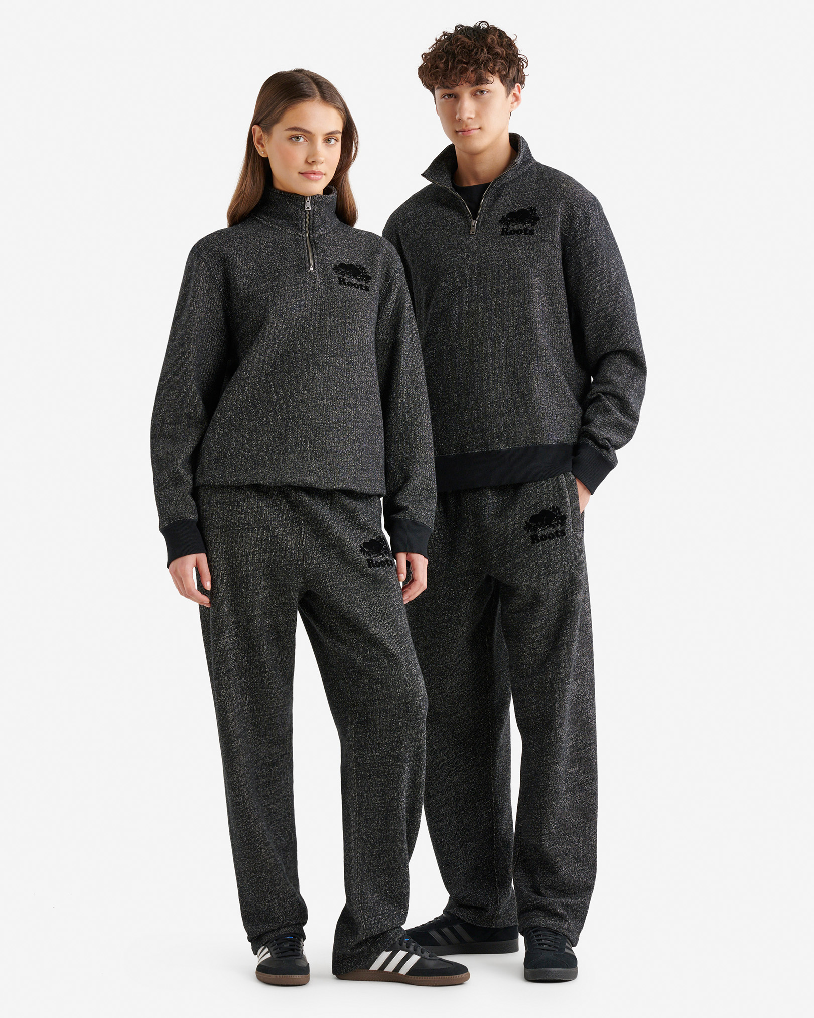 Roots Organic Heritage Sweatpant in Black Pepper