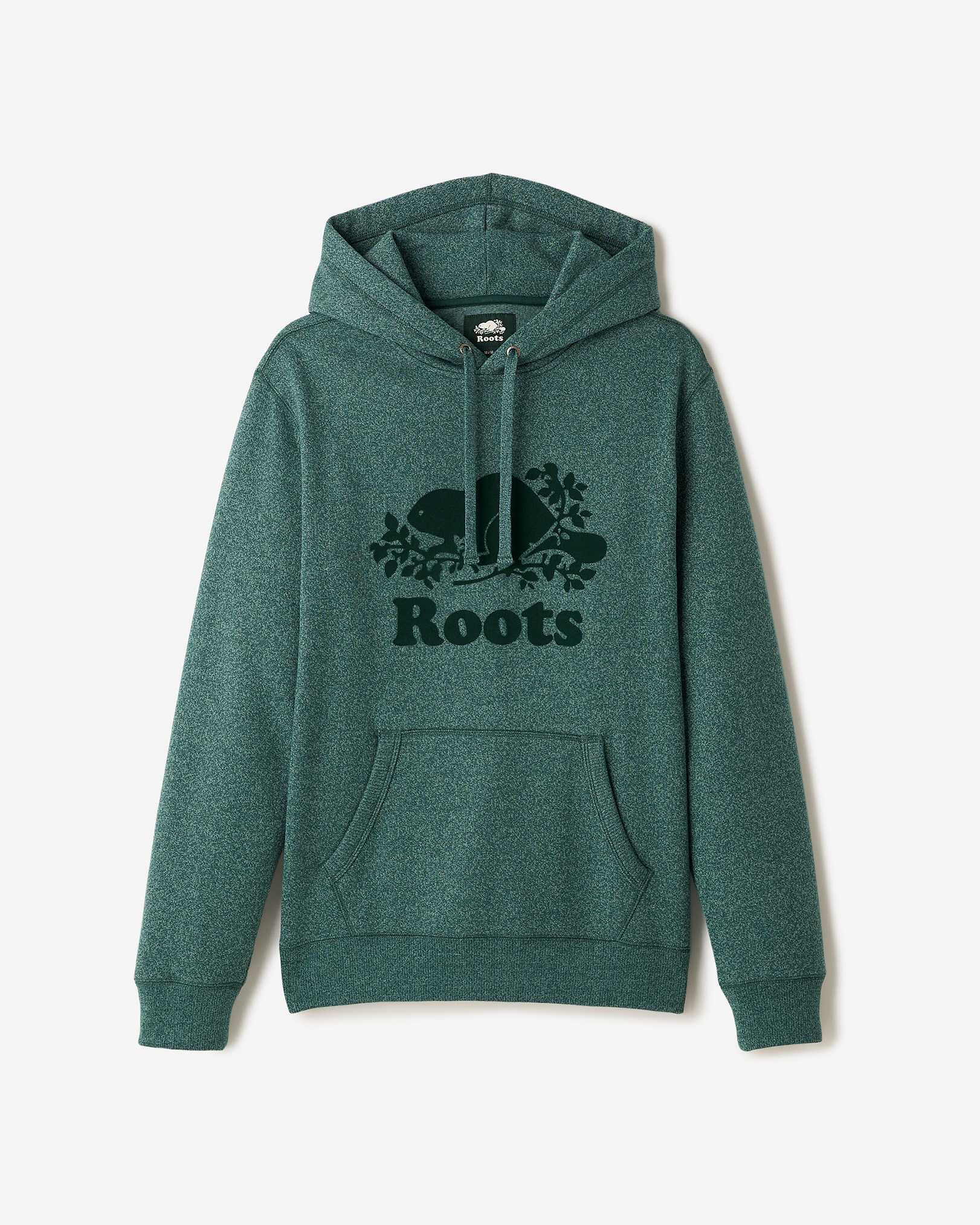 Roots Organic Original Kanga Hoodie in Jasper Green Pepper