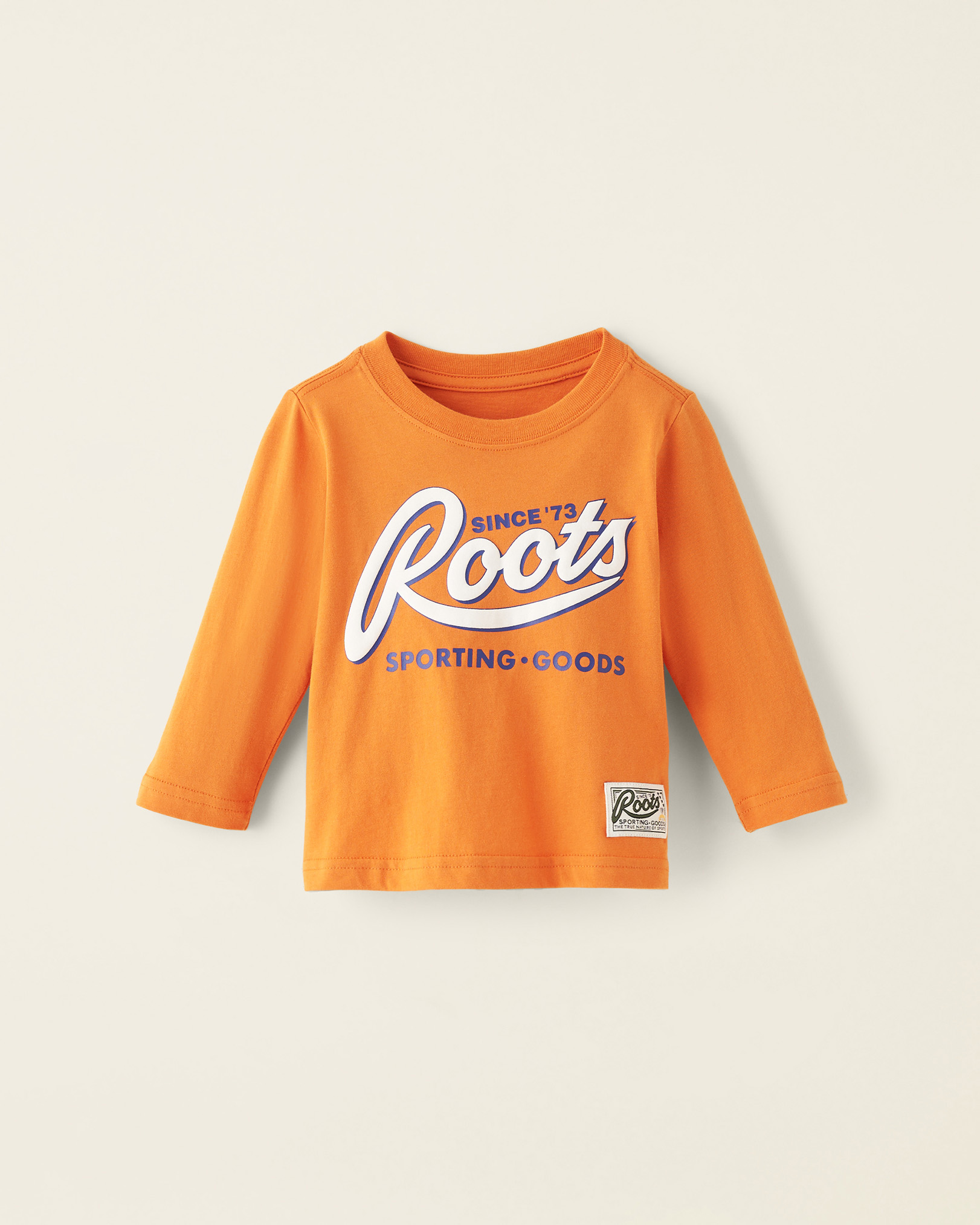 Roots Baby Sporting Goods T-Shirt in Burnt Orange