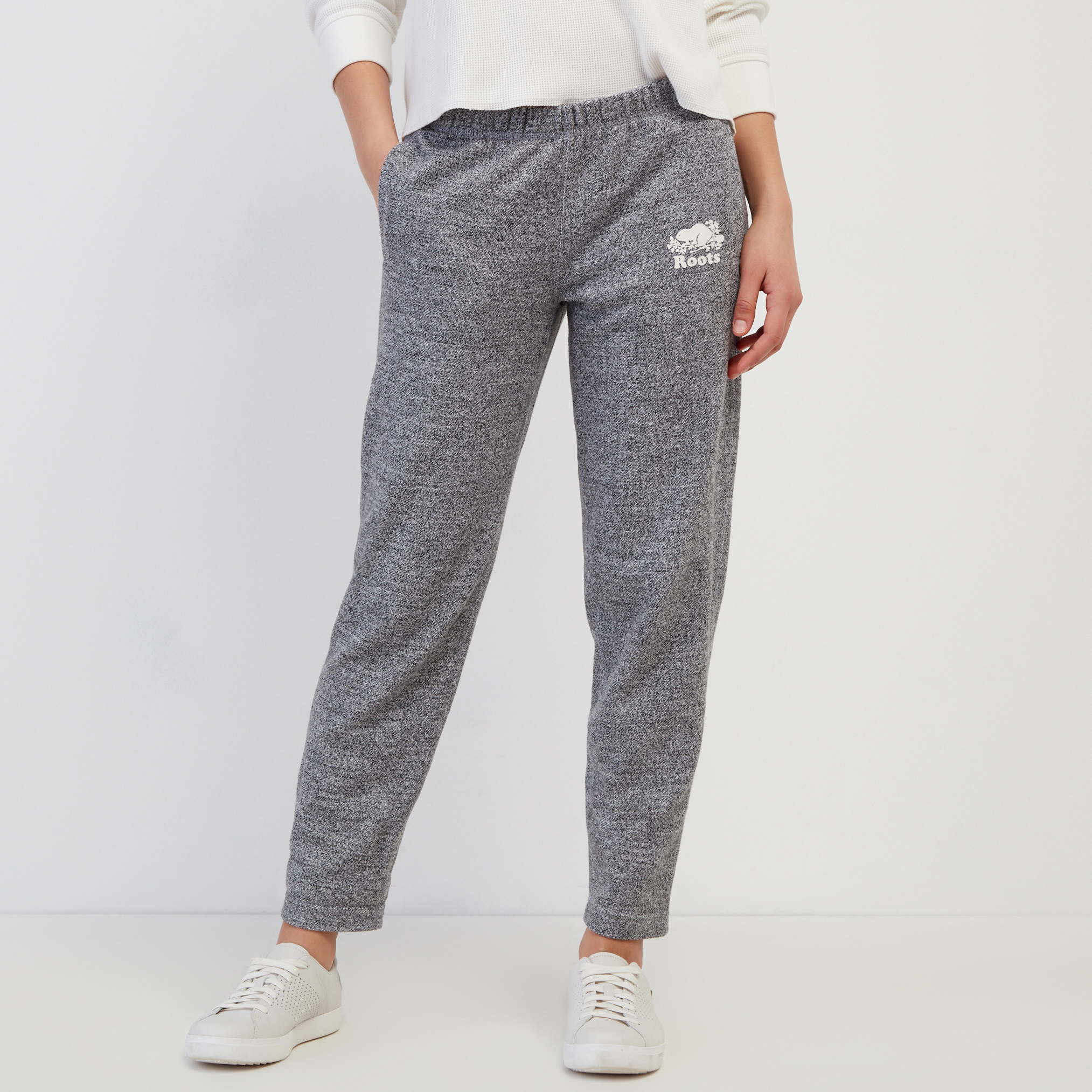 Roots Easy Ankle Sweatpant in Salt/Pepper