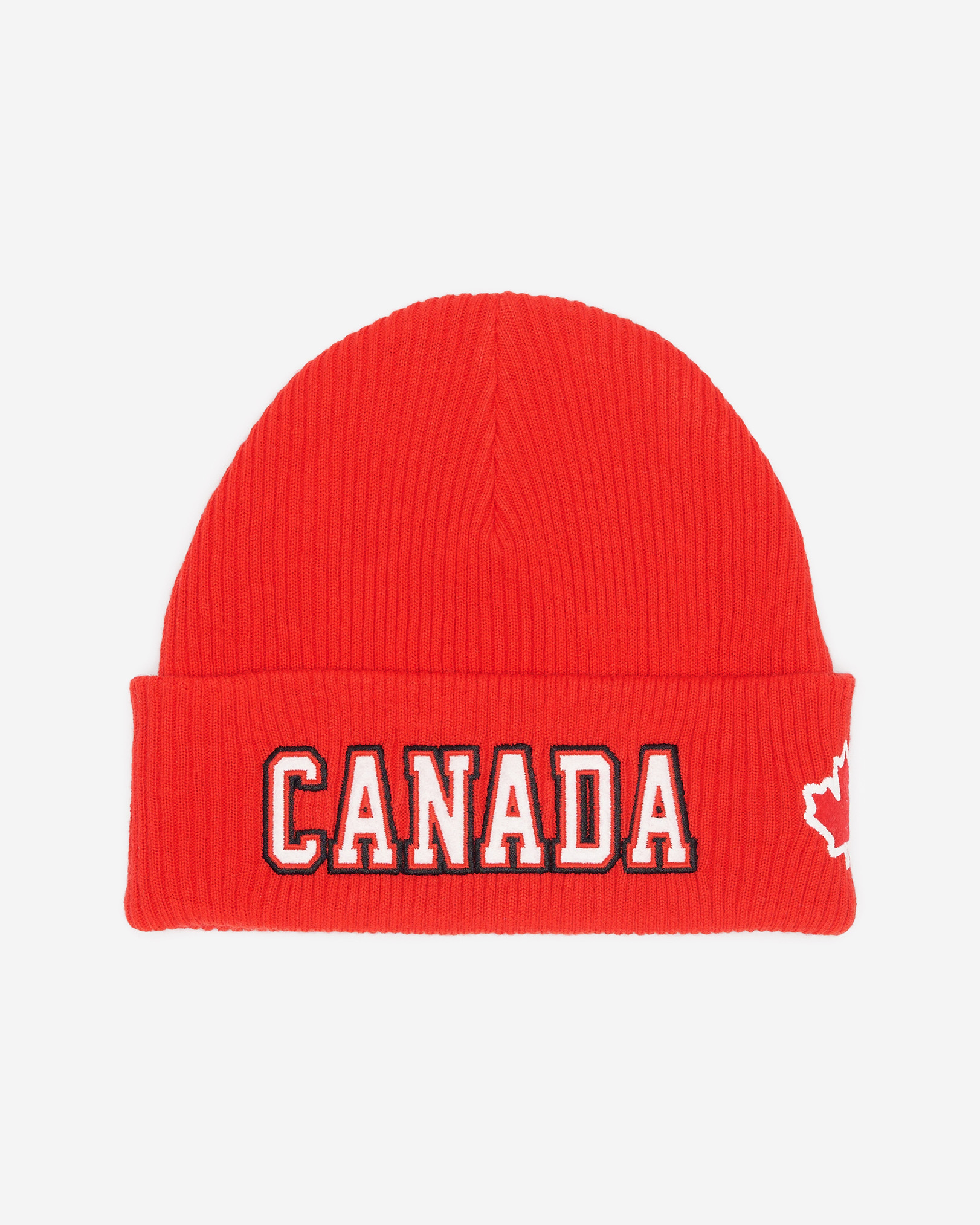 Roots Kids Northern Applique Toque Hat in Cherry Burst
