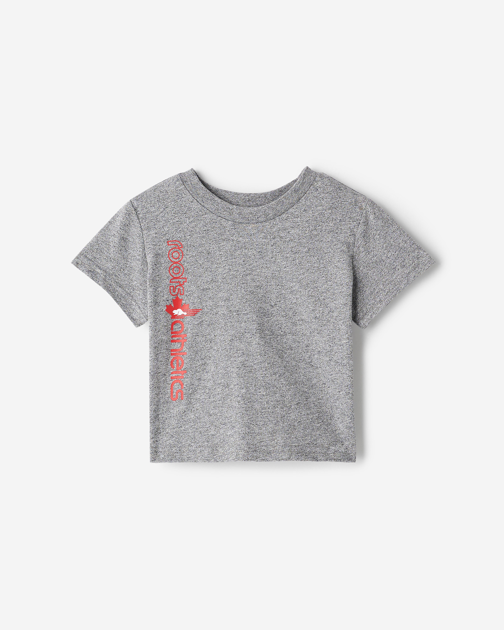Roots Baby Northern Athletics T-Shirt in Salt/Pepper Grey