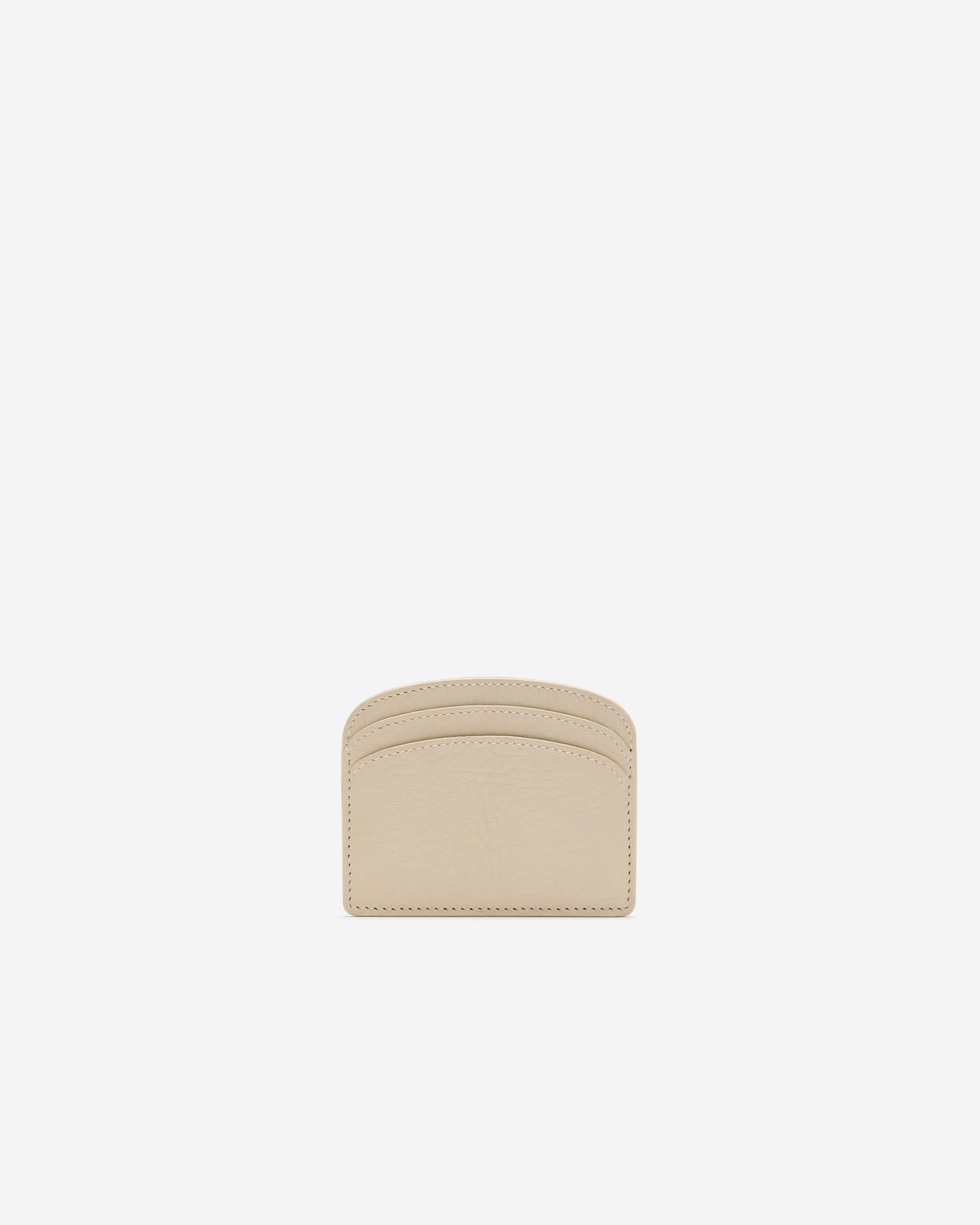 Roots Half Moon Card Holder Cloud in Bone White