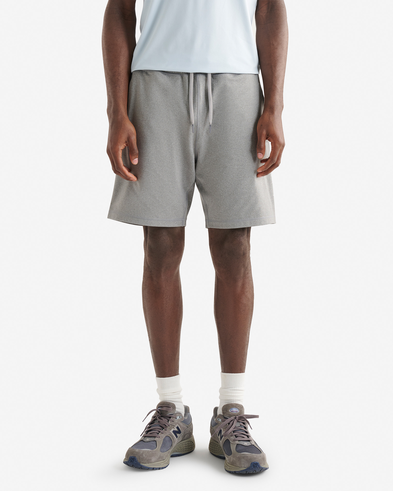 Roots Renew Knit Versatility Short 7 Inch in Light Salt/Pepper