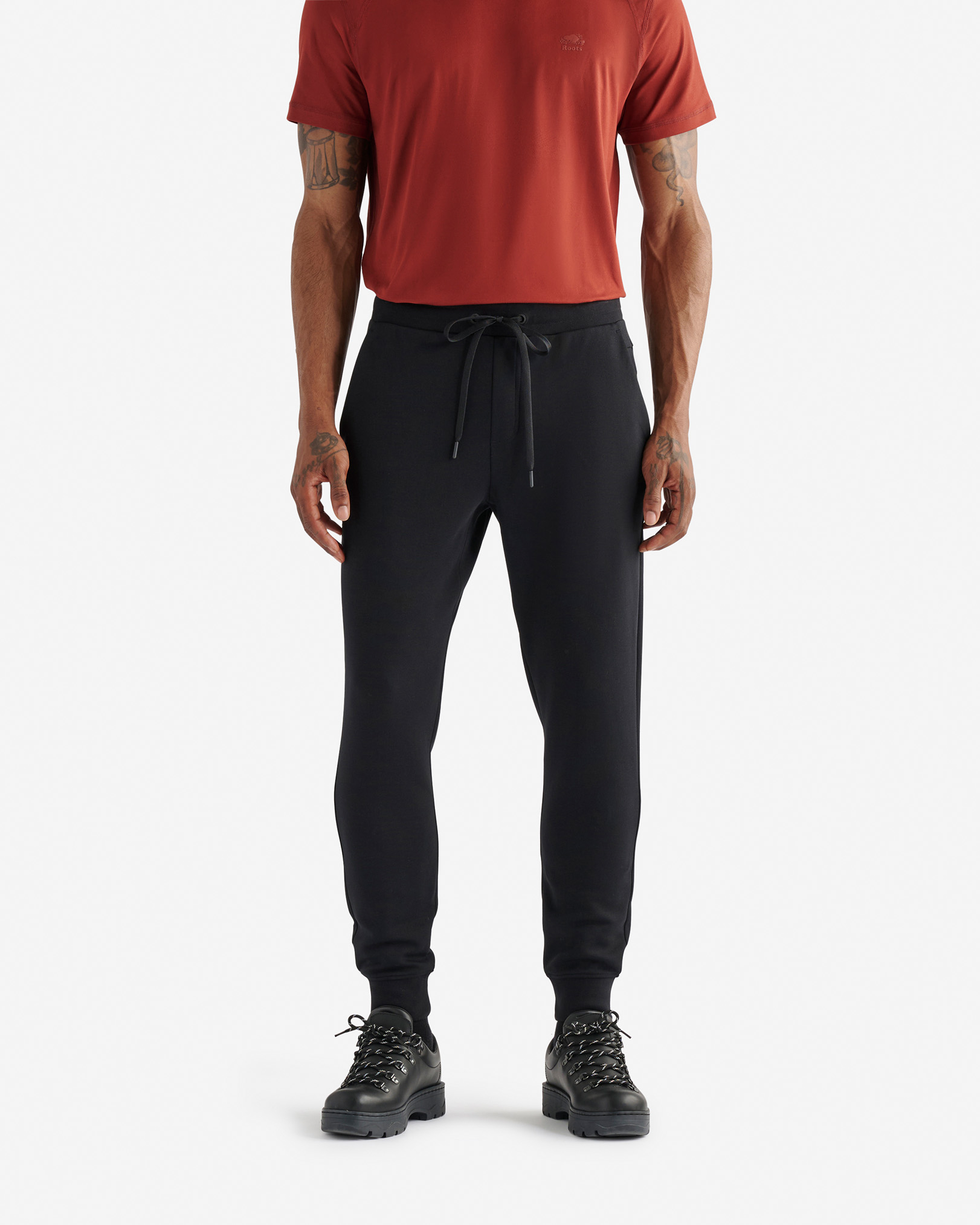 Roots Recover Jogger Pants in Black