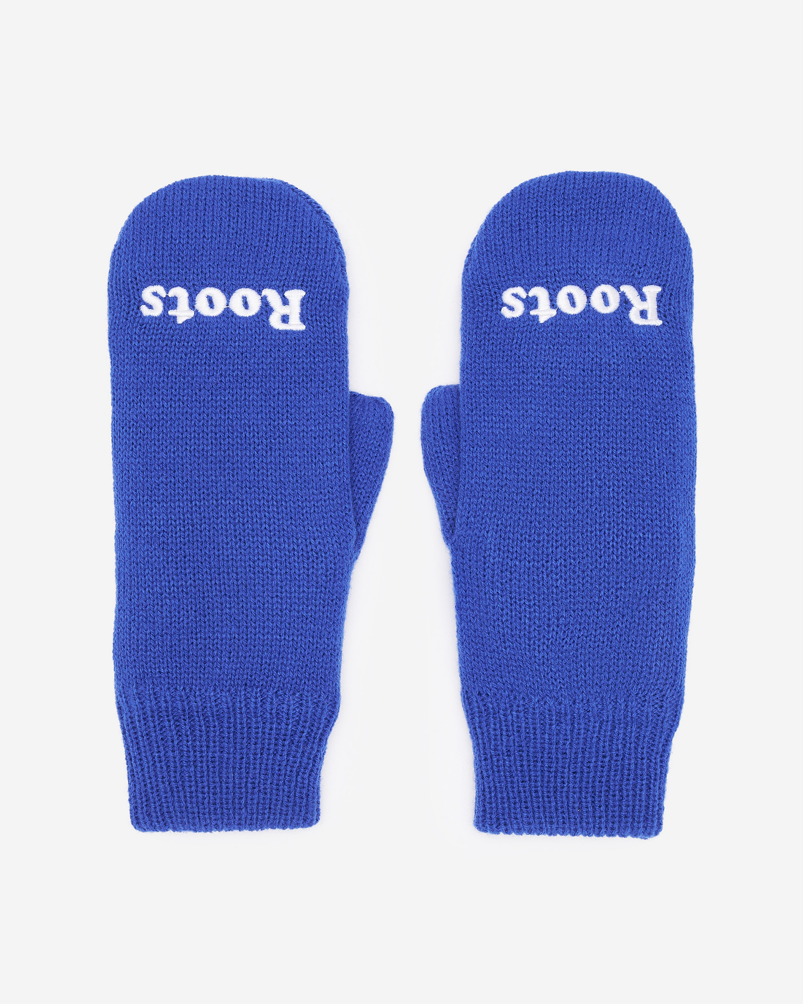 Roots Kids Cooper Glow Mitten in Sapphire Blue