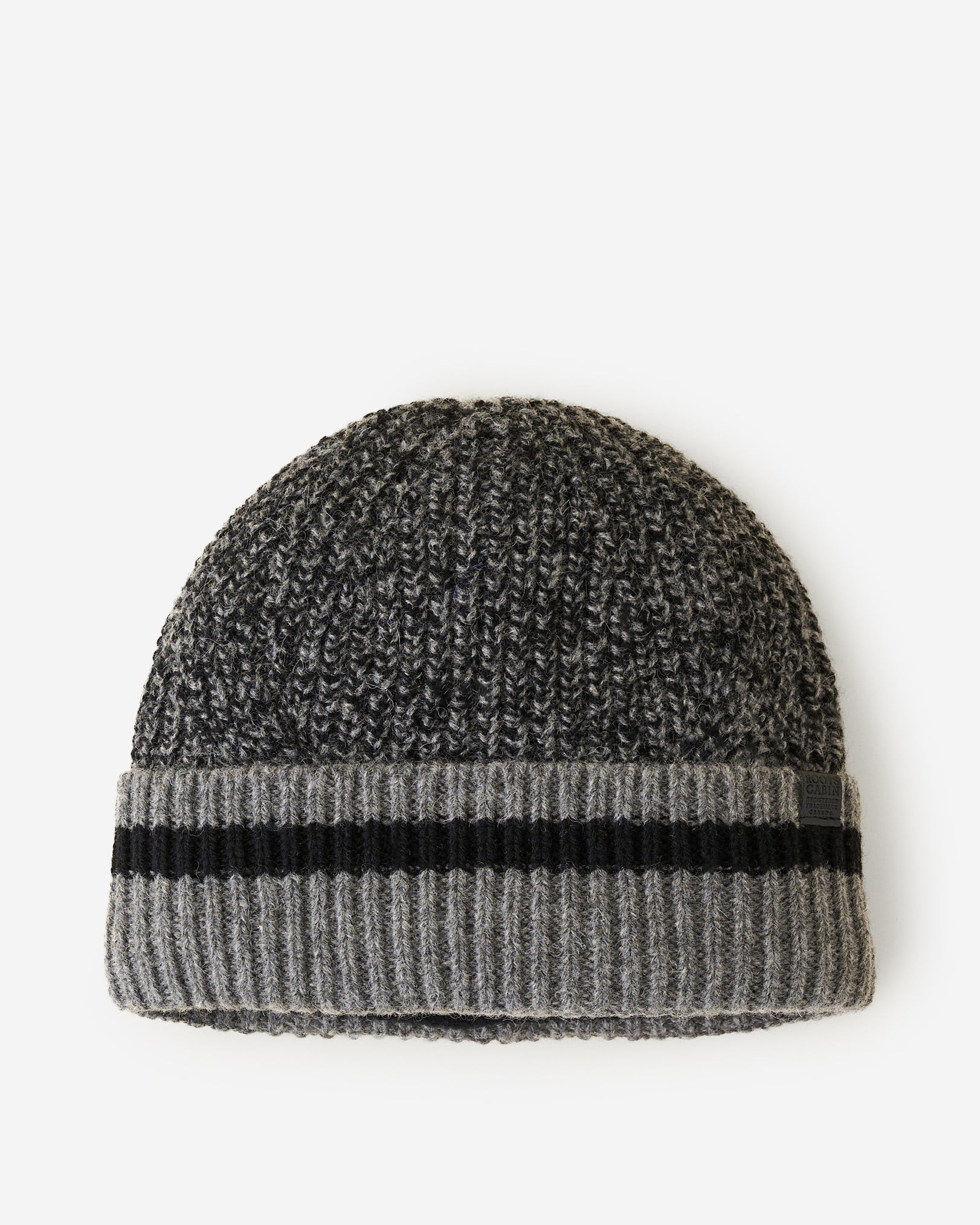Roots Cabin Toque Hat in Black Mix