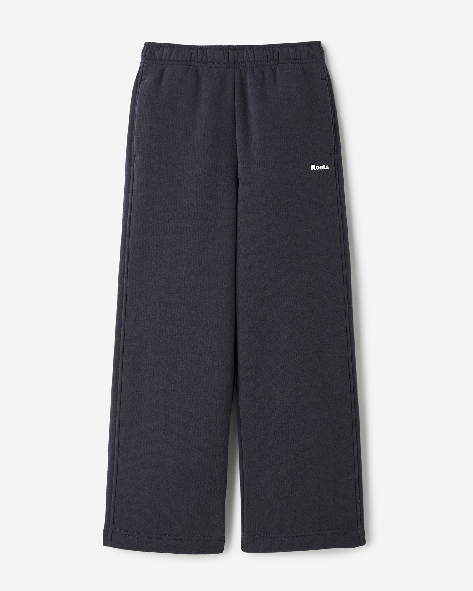 Roots Kids Cloud Wide Leg Sweatpant in Midnight Grey