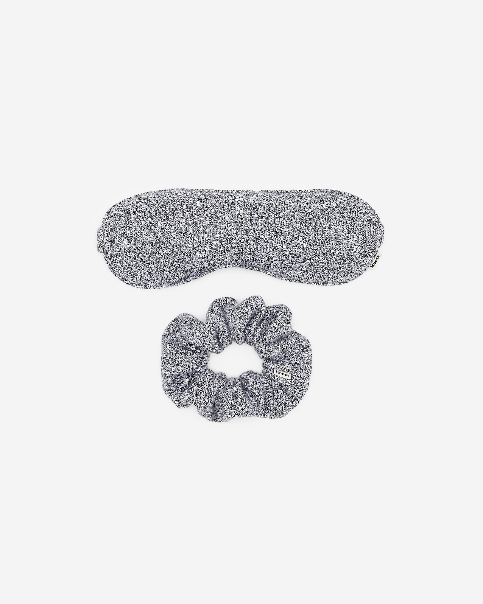 Roots Sweet Dreams Sleep Mask Set in Salt/Pepper Grey