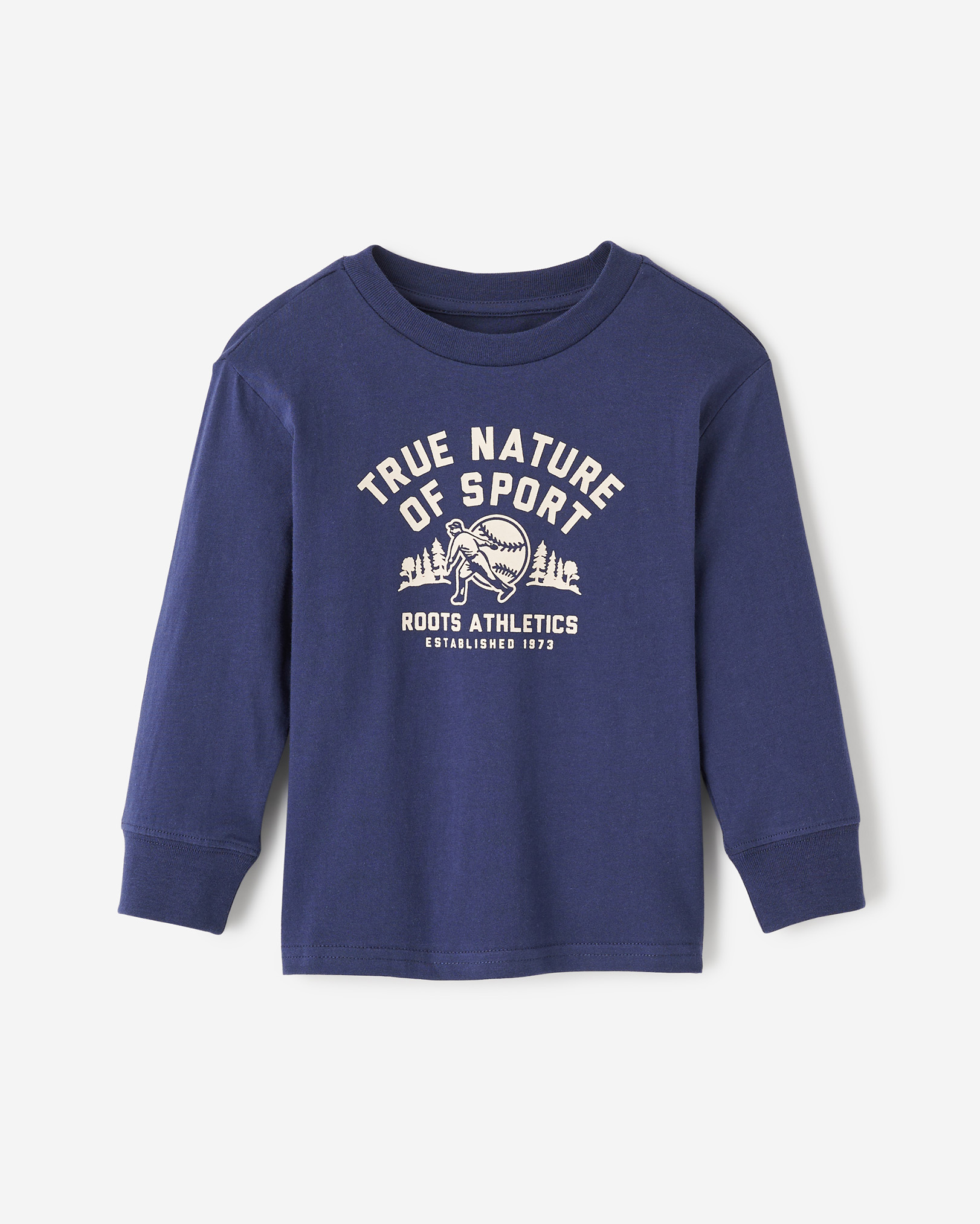 Roots Toddler True Nature Of Sport T-Shirt in Naval Blue