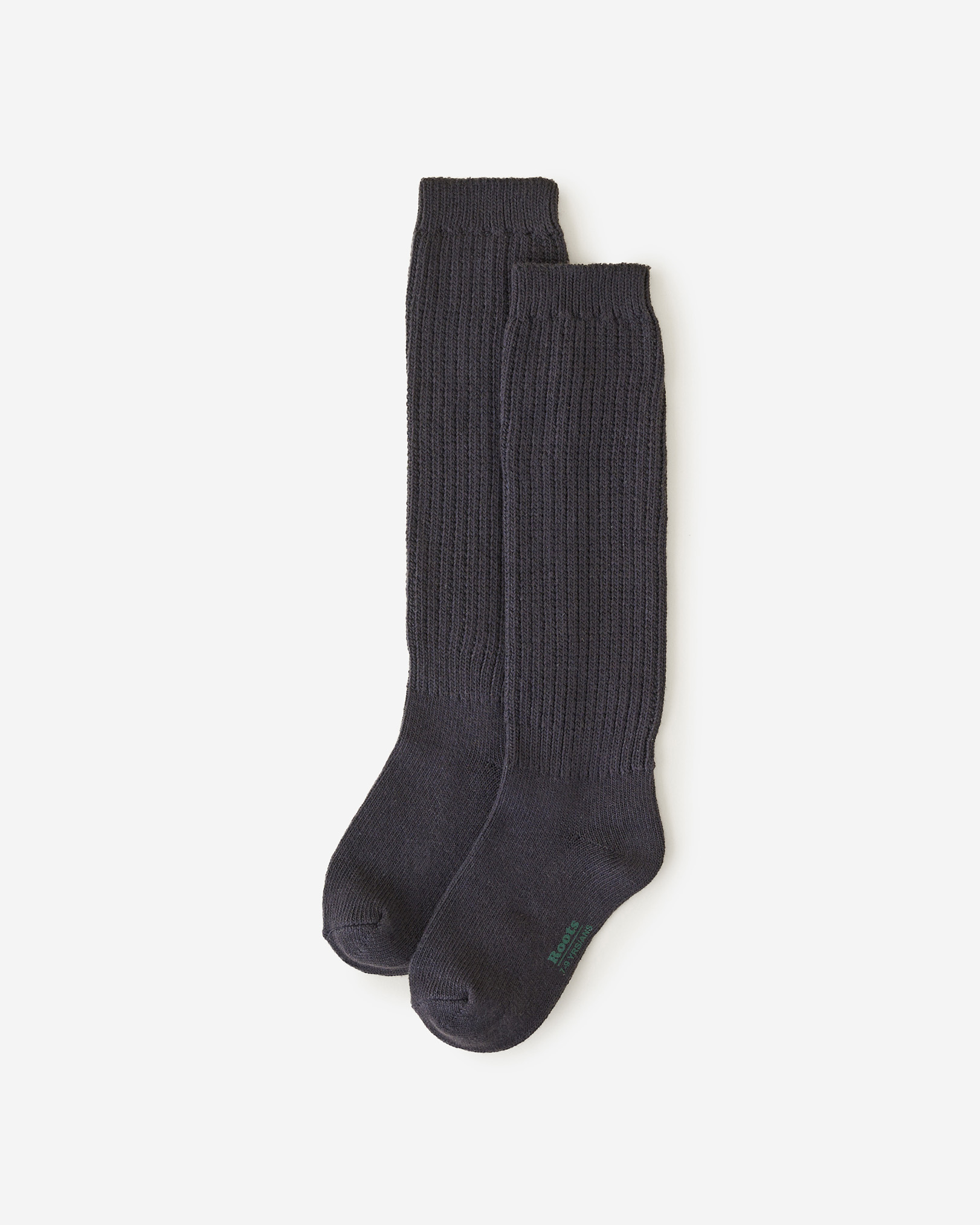 Roots Kid Warm-Up Sock in Charcoal Black