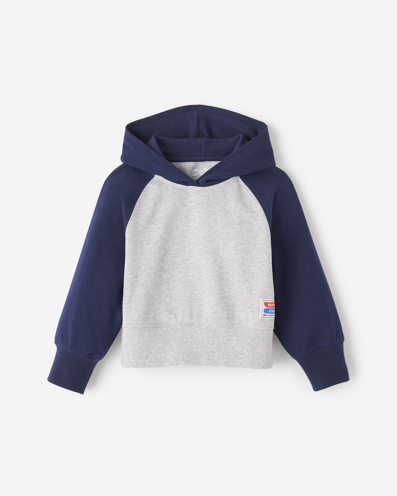 Roots Toddler Warm-Up Boxy Hoodie in Heather Grey