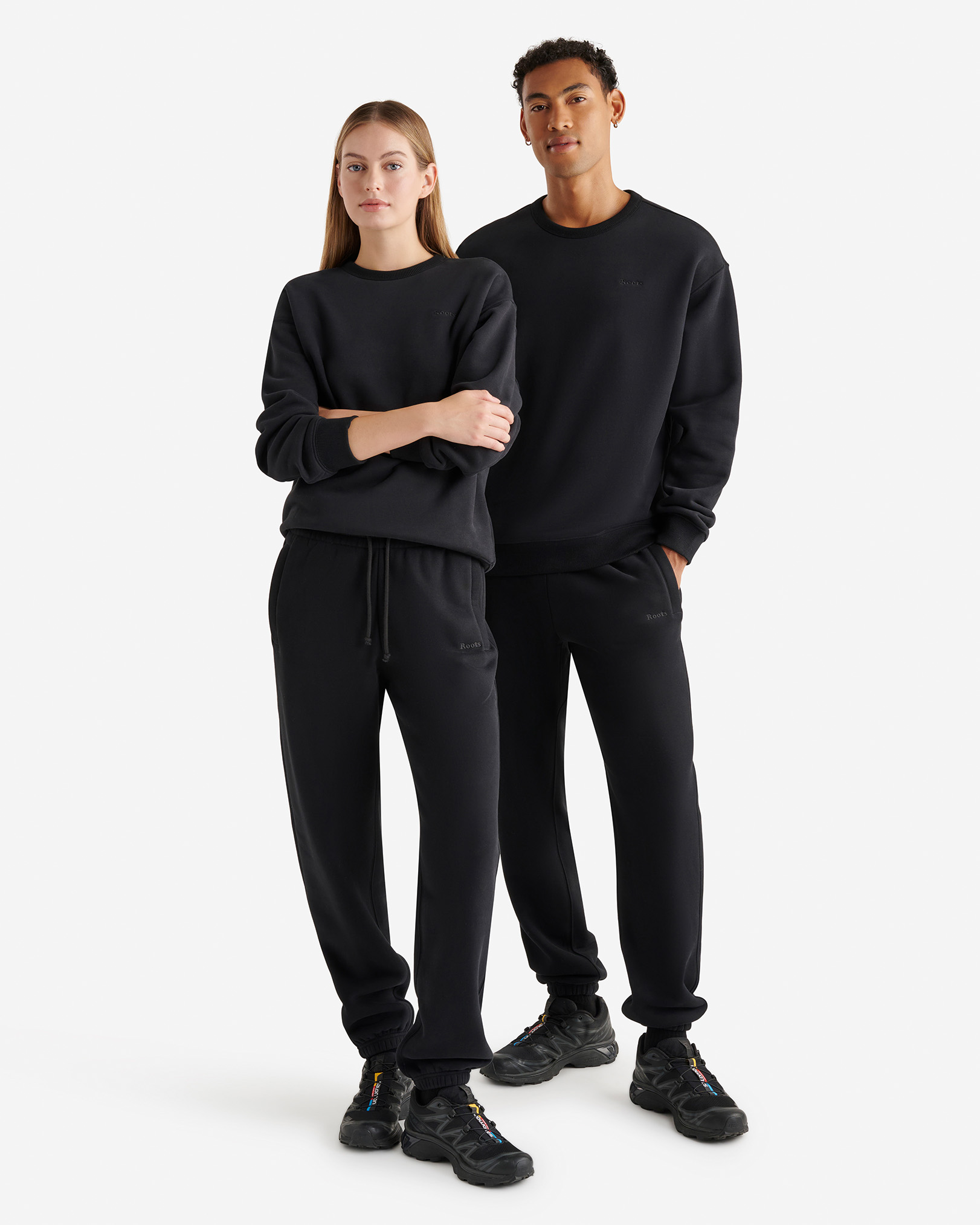 Roots Cloud One Fit Sweatpant in Black