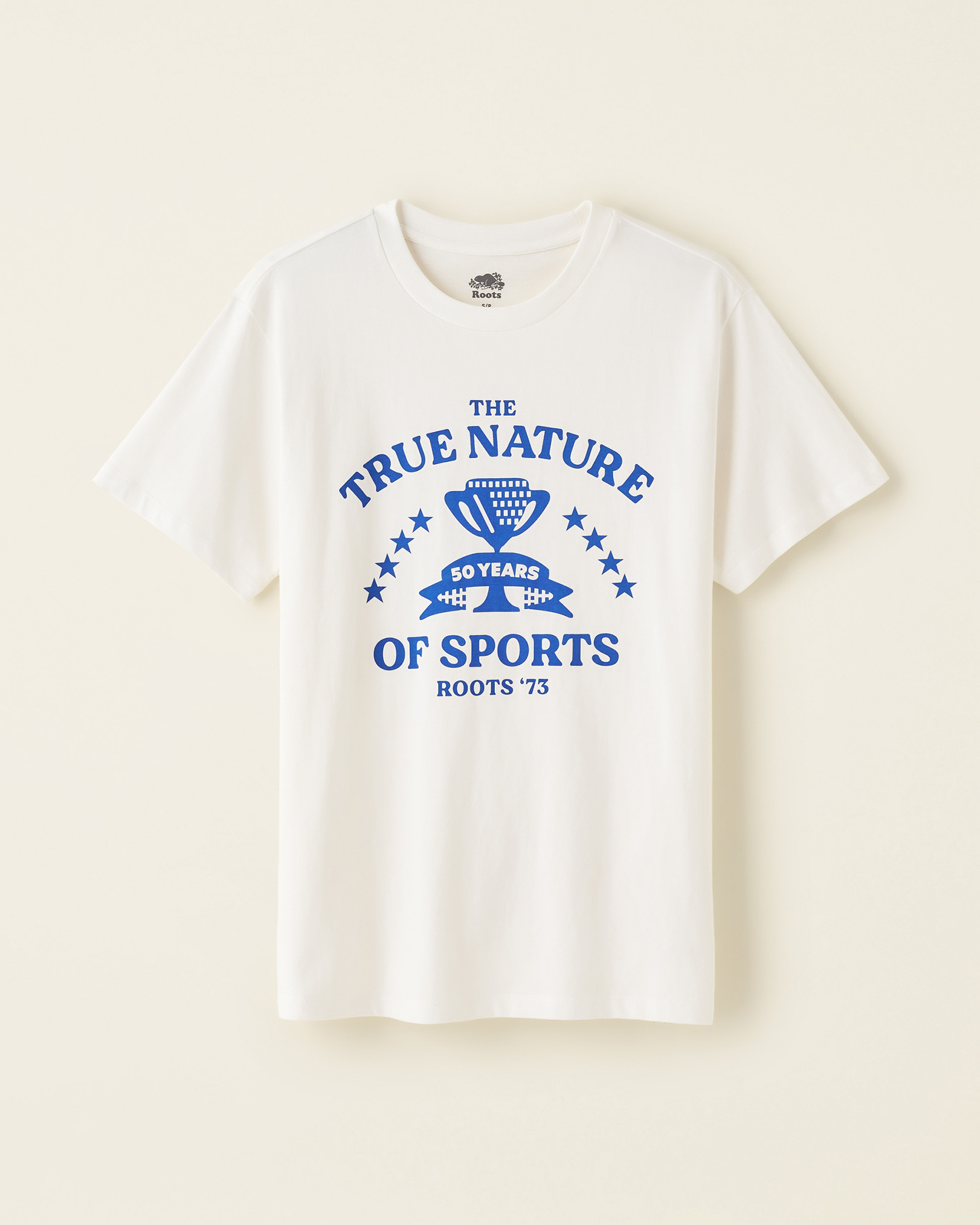 Roots Women's Nature Of Sports Overd T-Shirt in Egret