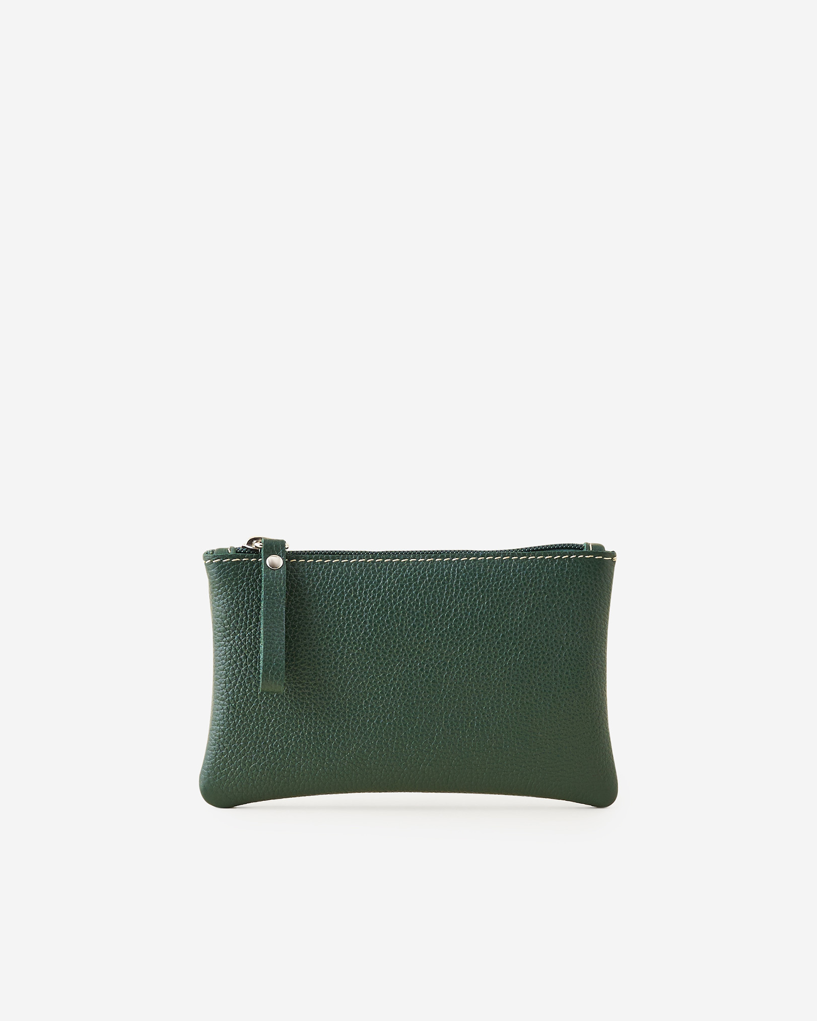 Roots Zip Pouch Cervino in Forest Green