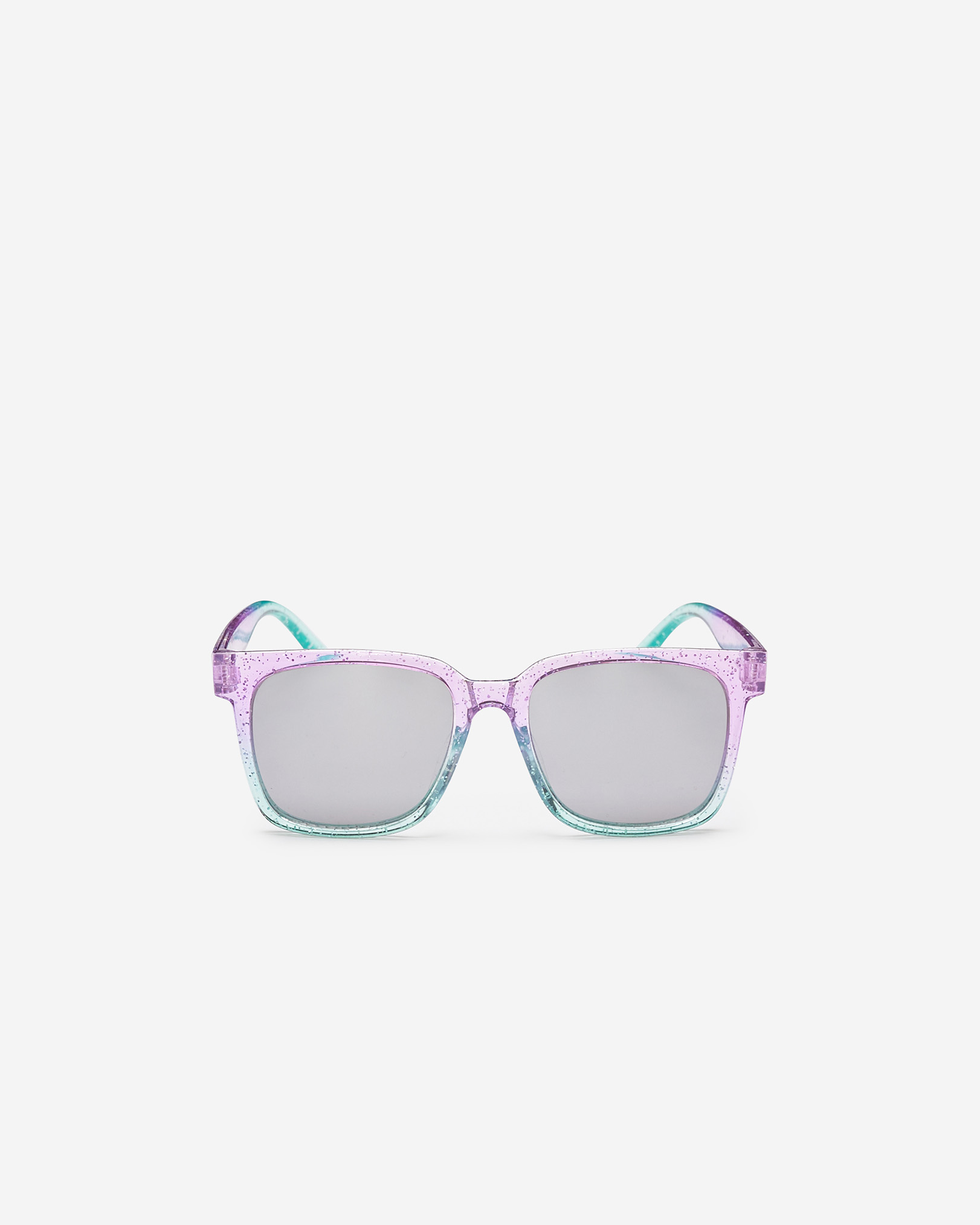 Roots Kids Square Glitter Sunglasses in Purple