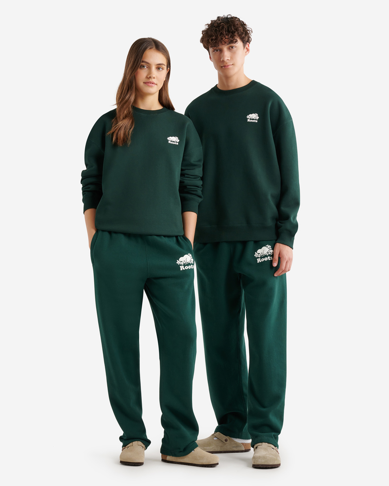 Roots Organic Heritage Sweatpant in Varsity Green