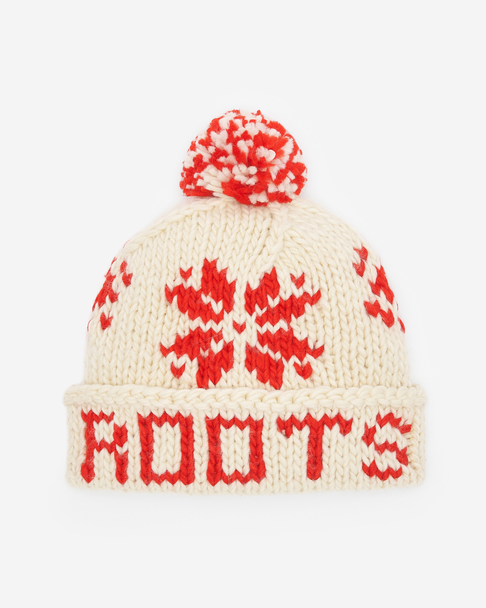 Roots Olivia Hand Knit Toque Hat in Seedpearl Cream