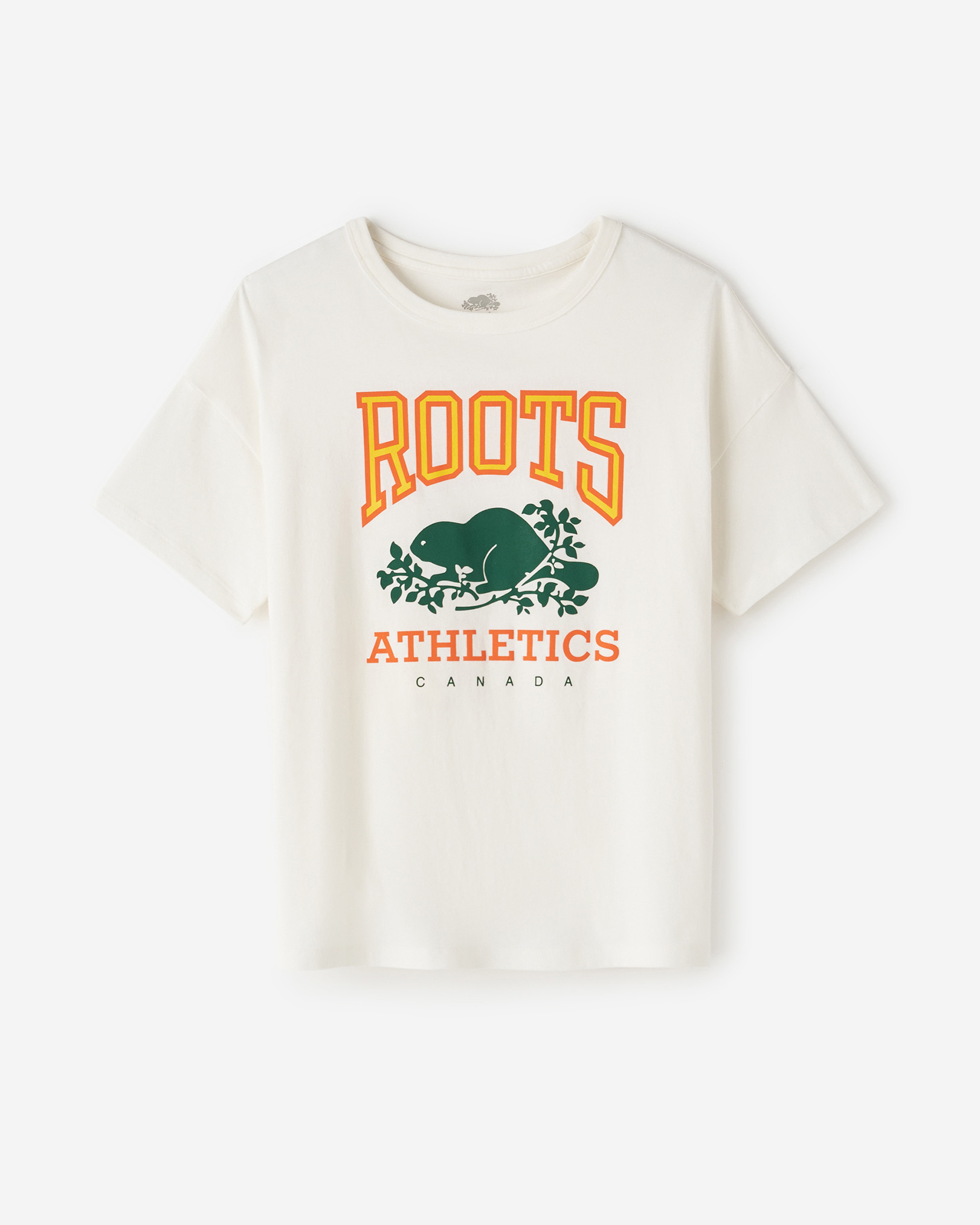 Roots Women's RBA T-Shirt in Egret