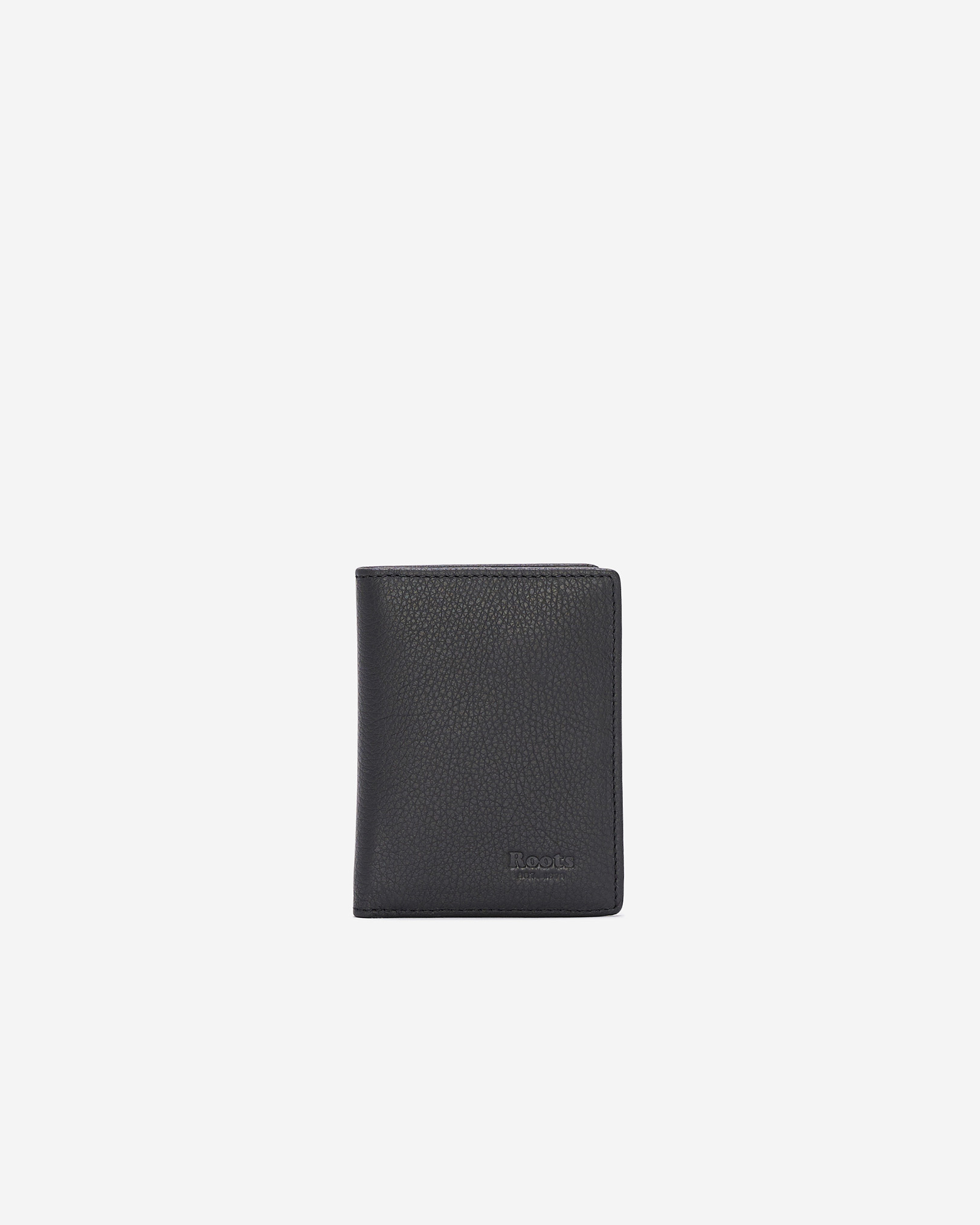 Roots Card Case With ID Prince in Black