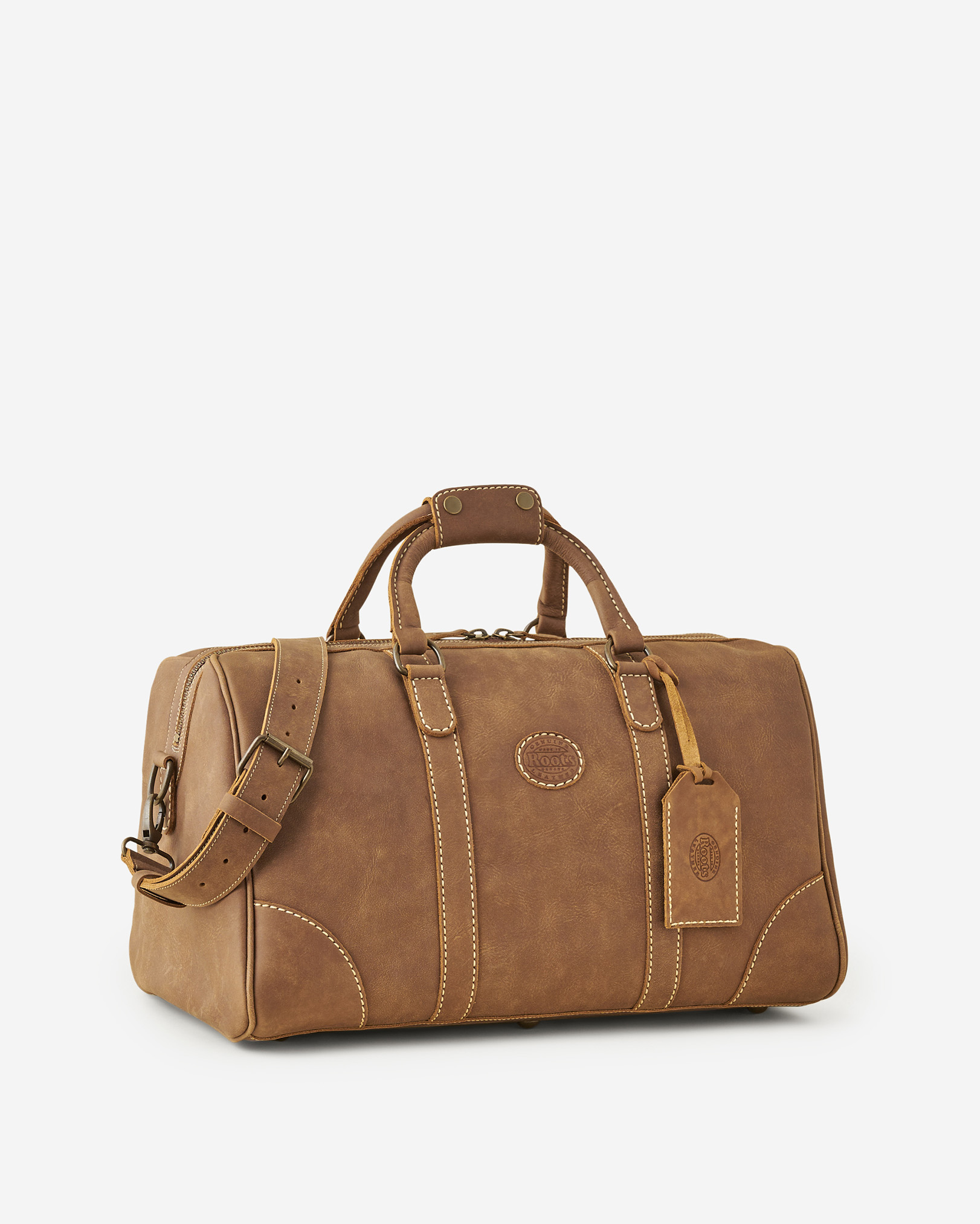 Roots Banff Weekender Bag Tribe in Natural