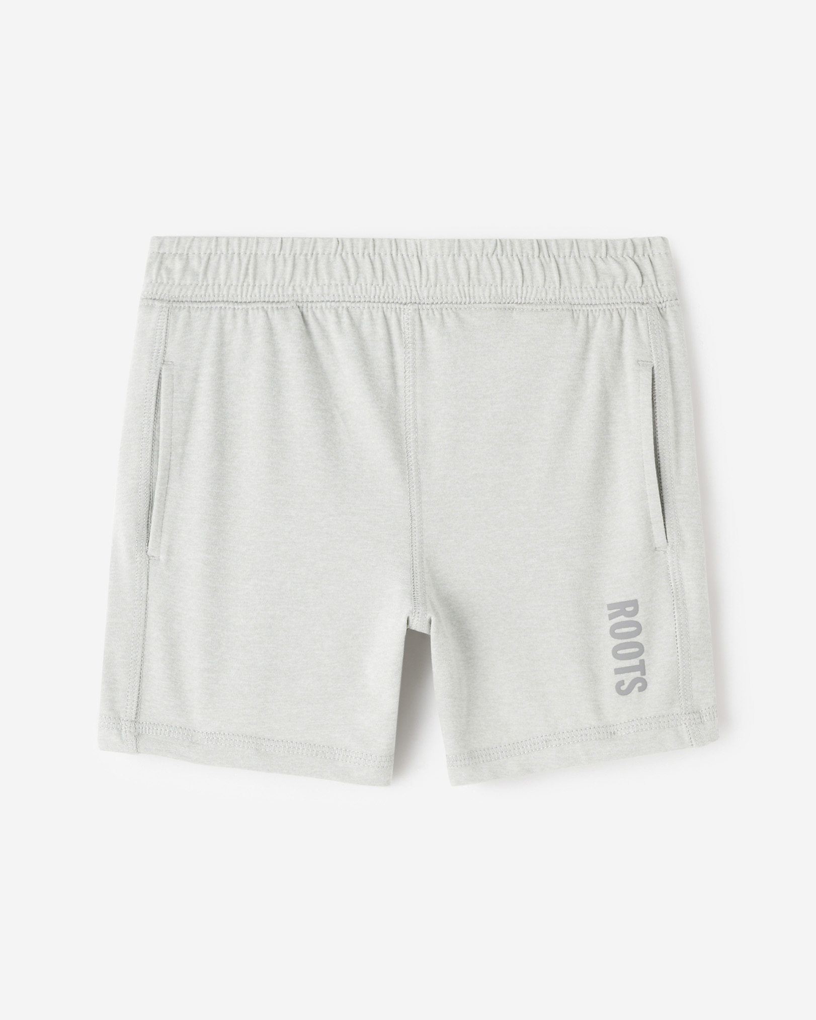 Roots Toddler Boy's Active Essential Short in Grey Mix