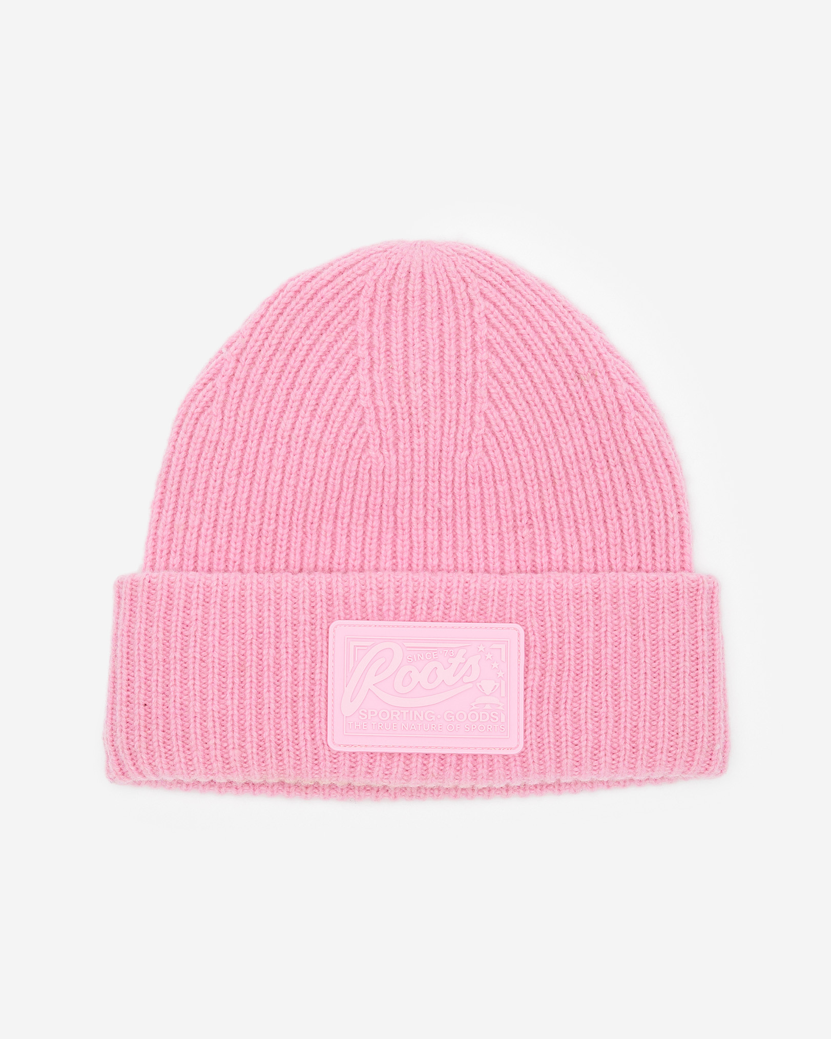 Roots Sporting Goods Wool Toque Hat in Prism Pink