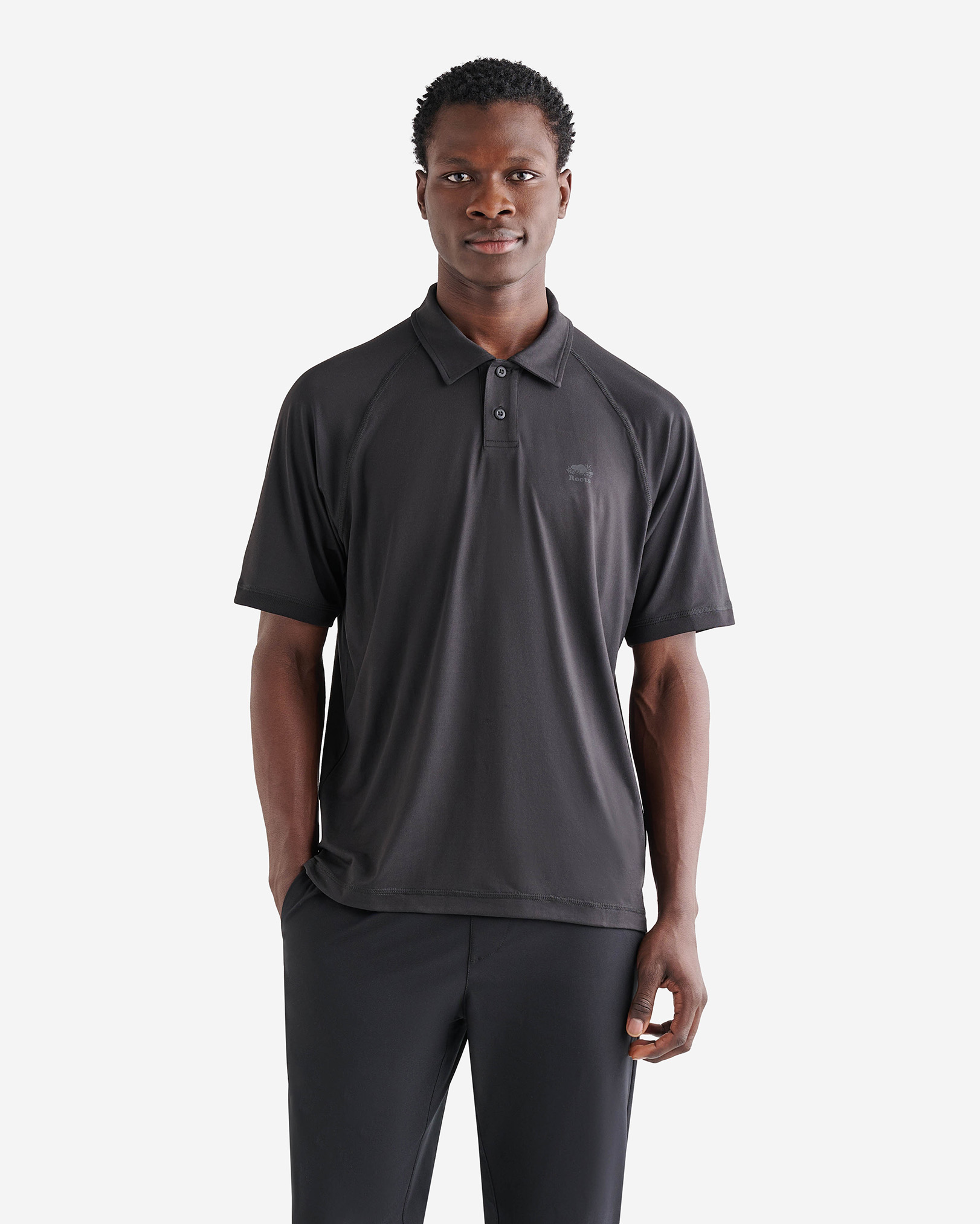 Roots Renew Short Sleeve Polo T-Shirt in