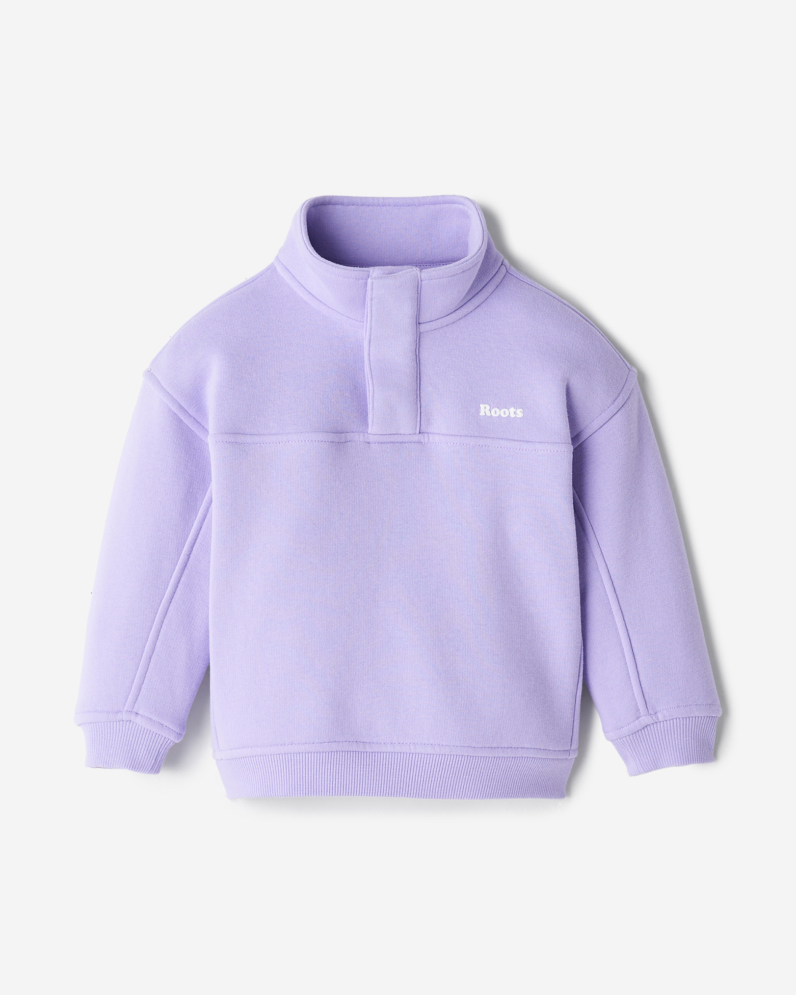 Roots Toddler Cloud Snap Top in Lavender Purple
