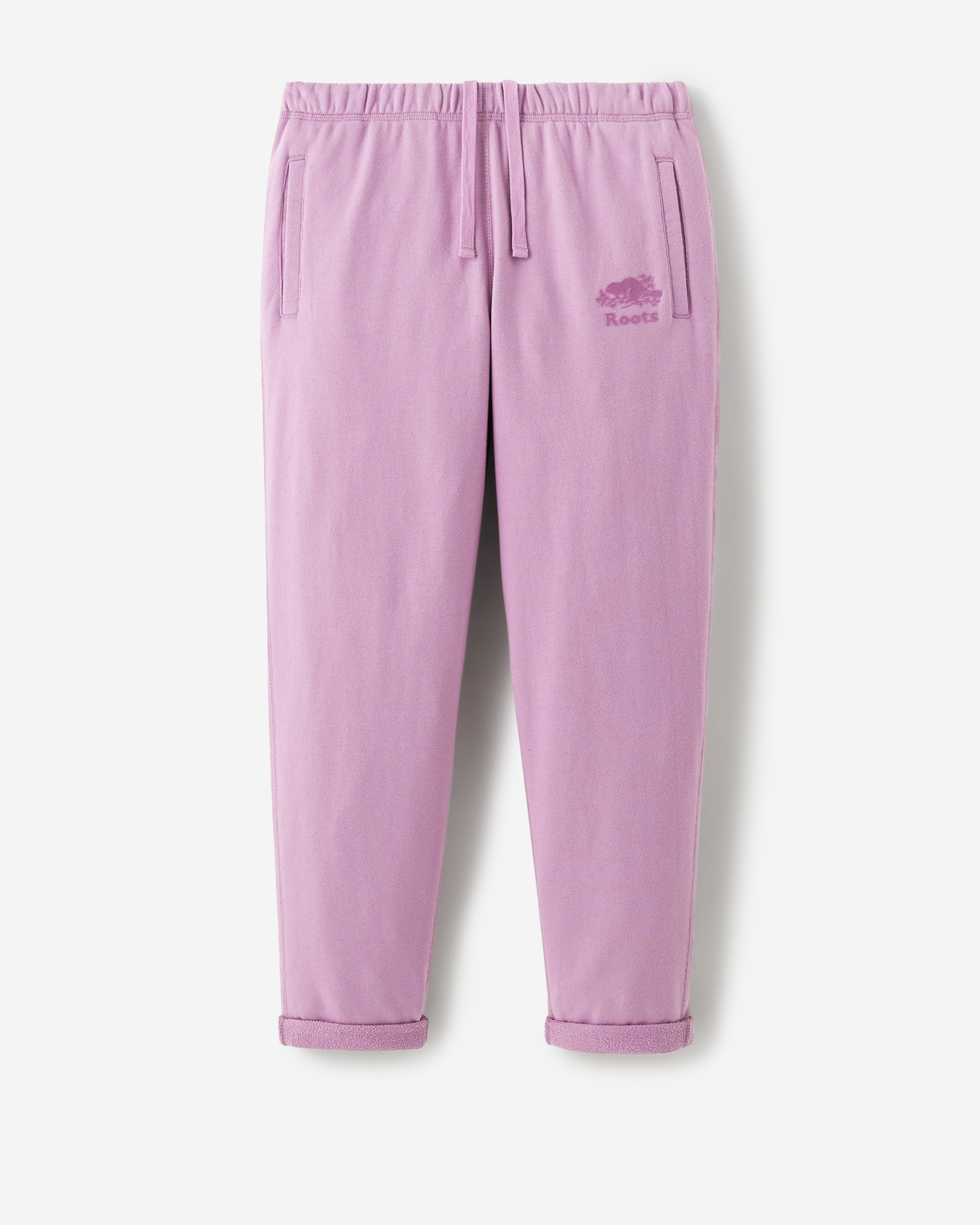 Roots Organic Easy Ankle Sweatpant in Orchid Haze
